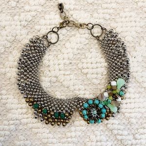 Pam Hiran x Anthropologie Collar/Bib Beaded Necklace